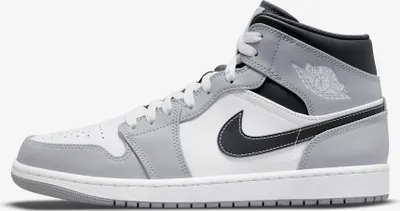 Zdjęcie produktu dla Nike Air Jordan 1 Mid "Light Smoke Grey Anthracite" Grau, Größe: 50,5