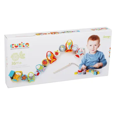 Image de CUBiKA jeu d'enfilage jeu éducatif