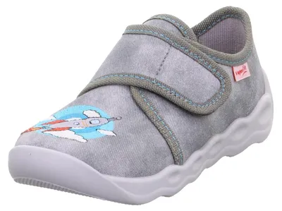 Produktbild von Superfit Jungen Bubble Hausschuh, Grau 2020, 23 EU