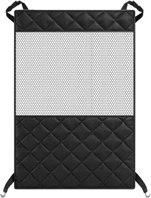 Productafbeelding van Hondenbarrière Auto - Reis Scheidingsnet - Veilig Reizen - Universeel Gaasontwerp - 78 x 45 cm - Zwart