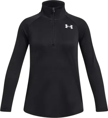 Produktbild von Under Armour T-Shirt Tech Graphic 1/2 Zip-Schwarz 1379532-001__YSM