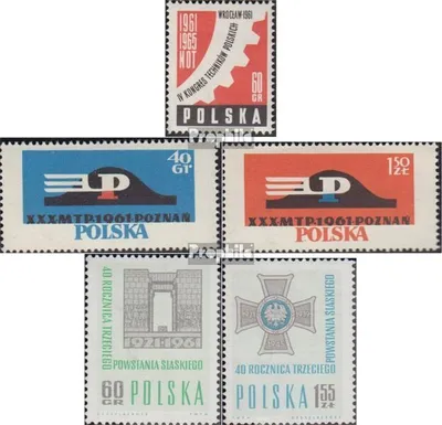 Produktbild von Briefmarken Polen 1961 Mi 1225,1230-1231,1259-1260 (kompl.Ausg.) postfrisch Technikerkongress