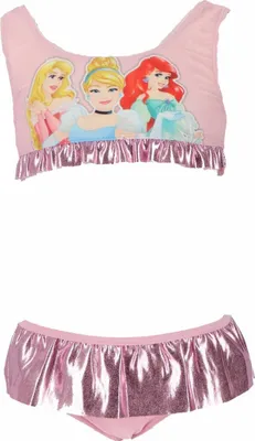 Produktbild von Princess Disney Badeanzug Fröhlicher Bikini für kleine Prinzessinnen 3 Jahre Rosa