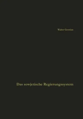 Obrázok produktu pre Das sowjetische Regierungssystem