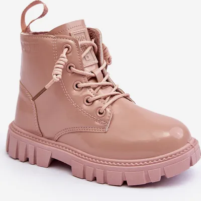 Produktbild von Gefütterte Lackstiefel für Kinder Big Star MM374144 Rosa 32