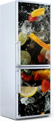 Produktbild von Magnete Dekorative - 70 cm x 190 cm - Küche - Magnetmatte Kühlschrankmagnete - Farbige Früchte