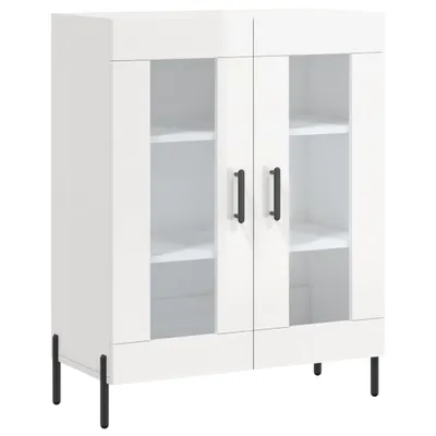 Produktbild von Sideboard Hochglanz-Weiß 69,5x34x90 cm Holzwerkstoff