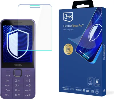 Produktbild von 3mk Display Hybridglas FlexibleGlass Pro für Nokia 235 4G / 215 4G (2024) 0,3mm