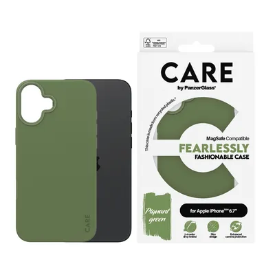 Zdjęcie produktu dla PanzerGlass CARE™ by ® Case Green w. MagSafe iPhone 16 Plus, Pokrowiec, Apple, Apple - iPhone 16 Plus, Zielony