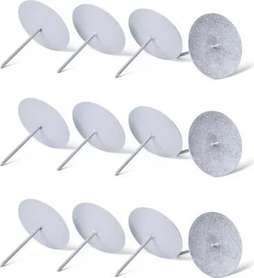 Produktbild von Novaliv 12x Kerzenpick | mit Dorn 7,5 cm GRAU | Kerzenhalter für Adventskranz Kerzenpin Weihnachtskranz