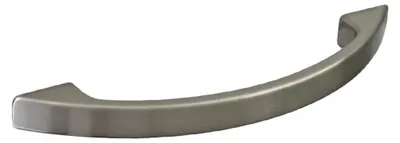 Image de Poignée de meuble en zamac finition nickel satiné e 128 mm