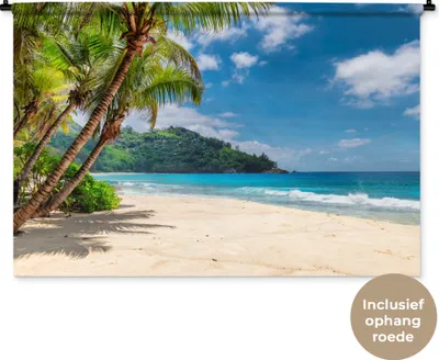 Produktbild von MuchoWow® Wandteppich Wandbehang Strand - Meer - Insel - Urlaub 120x80 cm Tapisserie Dekoration Wandtuch - Wanddekorationen - Wandtücher