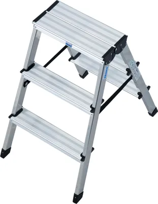 Zdjęcie produktu dla KRAUSE 120328 Stufen-Doppelleiter 2x3 Stu.