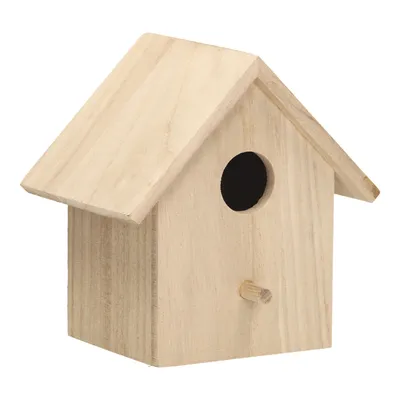 Image de Hobby Group Maison d'oiseau en bois 14x11x15 cm