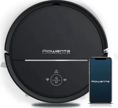 Obrázek produktu pro Rowenta Explorer RR7755, Bezsáčkové, Černá, Kulatý, Nabíjecí, 70 dB, 0,7 l