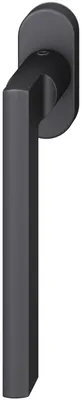 Produktbild von FSB Fenstergriff 34 1035 ovale Rosette 27 x 62, Aluminium schwarz matt