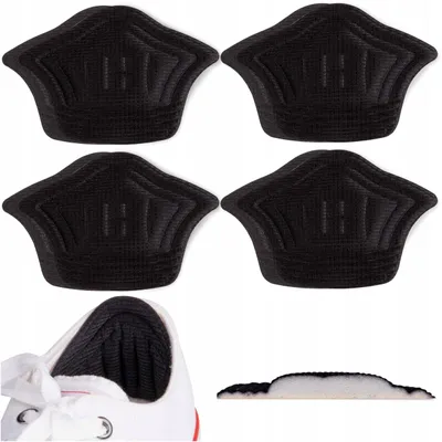 Image de Sulpo A067 Talonnettes Adhésives Protection 1 cm Noir
