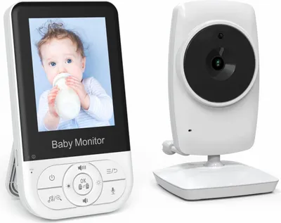 Produktbild von ZELURXX 2.8 Zoll Babyphone mit Kamera, Nachtsicht, Videoüberwachung, Babymonitor mit Bildschirm, Gegensprechfunktion, für Babyüberwachung