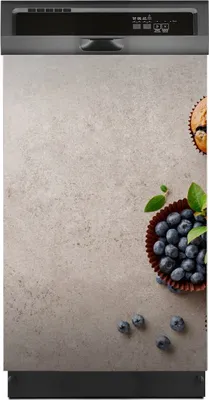 Produktbild von Magnete Dekorative 45x70 cm Küche Magnetmatte Spülmaschine - Blaubeere Muffins
