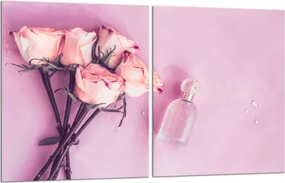 Produktbild von Herdabdeckplatten 2x40x52 Glaskeramikfeld 2-Teilig Glas Spritzschutz Rosen