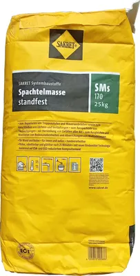 Produktbild von 25kg Spachtelmasse standfest für Wand und Boden SMs 170, Gefällemörtel Reparatur...
