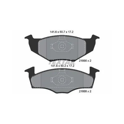 Produktbild von Textar Bremsbeläge vorne für Seat Arosa Skoda Fabia VW Fox Lupo Polo 1,0-1,9