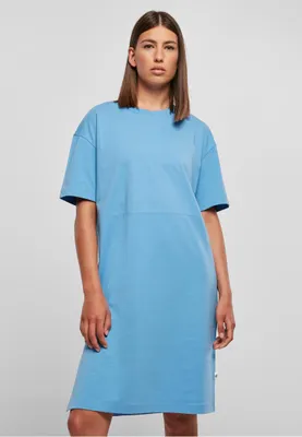 Produktbild von TB4091 - Ladies Organic Oversized Slit Tee Dress horizonblue S