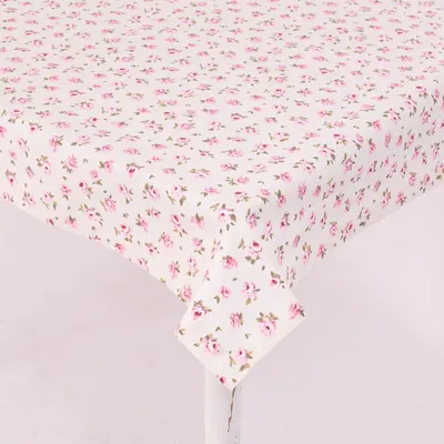 Produktbild von Tischdecke Classic Little Rose ecru rosa div. Größen SCHÖNER LEBEN. Größe 130x160cm
