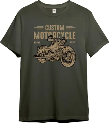 Produktbild von PAULGOS Herren T-Shirt "No Bike No Life"