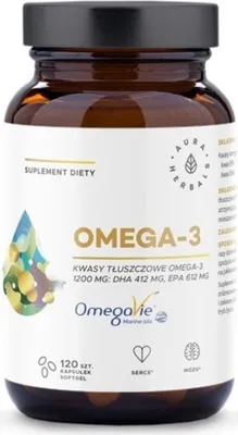 Image de Aura Herbals oméga-3 1200 mg (120 gélules) BI8946