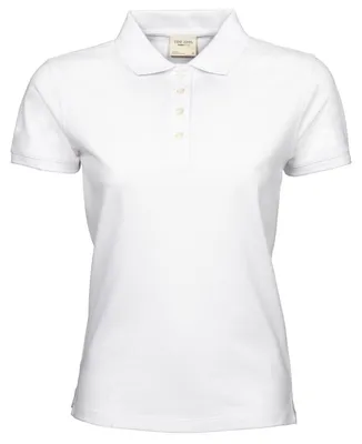 Image de Polo femme Tee Jays, manches courtes FK881 (S) (blanc)