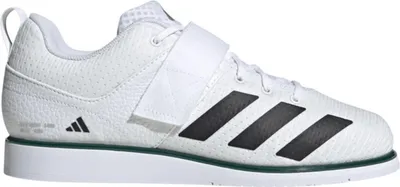 Produktbild von Adidas Powerlift 5 Gewichtheberschuhe Trainingschuhe weiß/schwarz/grün IH8236, Schuhgröße:42 EU