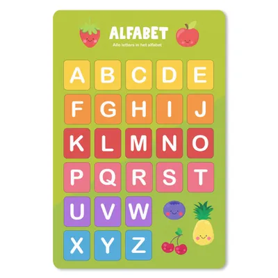Produktbild von MuchoWow® Mauspad Mousepad Kinderzimmer - Alphabet - Lernen - Jungen - Mädchen - Kinder - Kinder 40x60 cm - Mousepads - Maus Mat - Pad - Mausunterlage - Schreibtisch Accesoire
