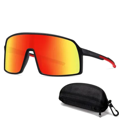 Produktbild von Fahrradbrille Sonnenbrille für Herren und Damen Sportbrille UV400 Schutz Rennrad Brille Winddicht,für Radfahren Laufen Baseball Golf Skifahren