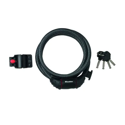 Zdjęcie produktu dla Stalowa linka rowerowa Master Lock 8121EURDPRO - 1,8 m