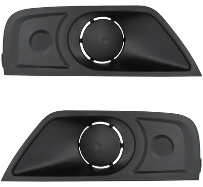 Produktbild von Renault Master III 10-24 MIT oder OHNE HALOGENSCHEINWERFER Kühlergrill in der Frontstoßstange SCHWARZ links + rechts 2-teiliges Set