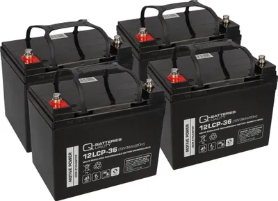 Image de Batterie compatible E-Mobile Trendmobil Uranus 4x 12V 36Ah
