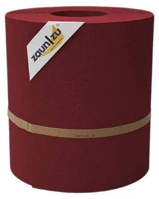 Produktbild von Sichtschutz zaun|zu PREMIUM MAXI 26m Rolle Zaunblende für 24cm Gittermatten Bordeauxrot 26m