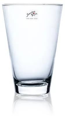 Produktbild von 6er SET Glasvasen, Dekogläser CONI konisch rund H. 19cm D. 12,5cm Sandra Rich
