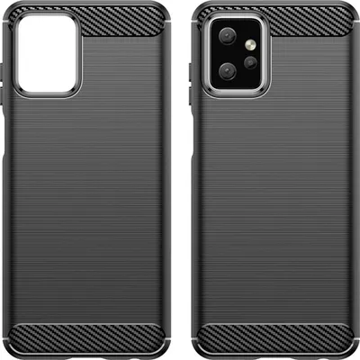 Obrázek produktu pro Karbonové Pouzdro Pouzdro Pro Motorola Moto G Power 2023 Flexibilní Silikonové Karbonové Pouzdro Černé