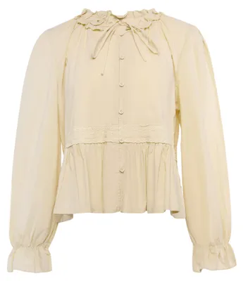 Produktbild von Bluse für Damen in der Farbe Gelb, mit einer bequemen Passform, in der Konfektionsgröße S