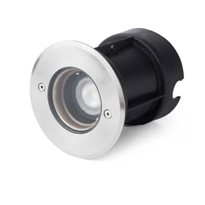 Produktbild von TECNO Bodeneinbauleuchte schwarz matt von FARO 71489N