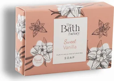 Immagine prodotto di The Bath Factory - Sapone idratante alla vaniglia dolce - Sapone per il viso e per il corpo