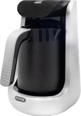 Image de Mulex 1L 600W Cafetière électrique Moka Cafetière espresso 4 tasses Blanc