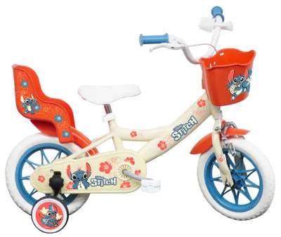 Immagine prodotto di Bicicletta per Bambina 12" 1 Freno con Licenza Stitch Bianca