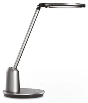 Imagen del producto de Lámpara de mesa Philips Einstein, color gris, con regulador táctil