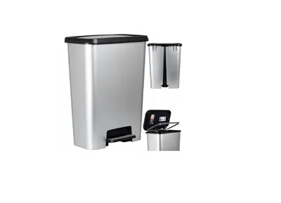 Obrázek produktu pro Pedálový odpadkový koš Curver 50 l /Iml metalický