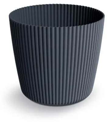 Immagine prodotto di Vaso da fiori MILLA ROND antracite 14,6 cm