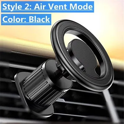 Immagine prodotto di Supporto magnetico da auto per smartphone con GPS, compatibile con MagSafe, iPhone e altri smartphone.
