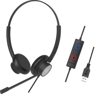 Produktbild von Tellur Voice 320, Kabelgebunden, 150 - 10000 Hz, 130 g, Kopfhörer, Schwarz
